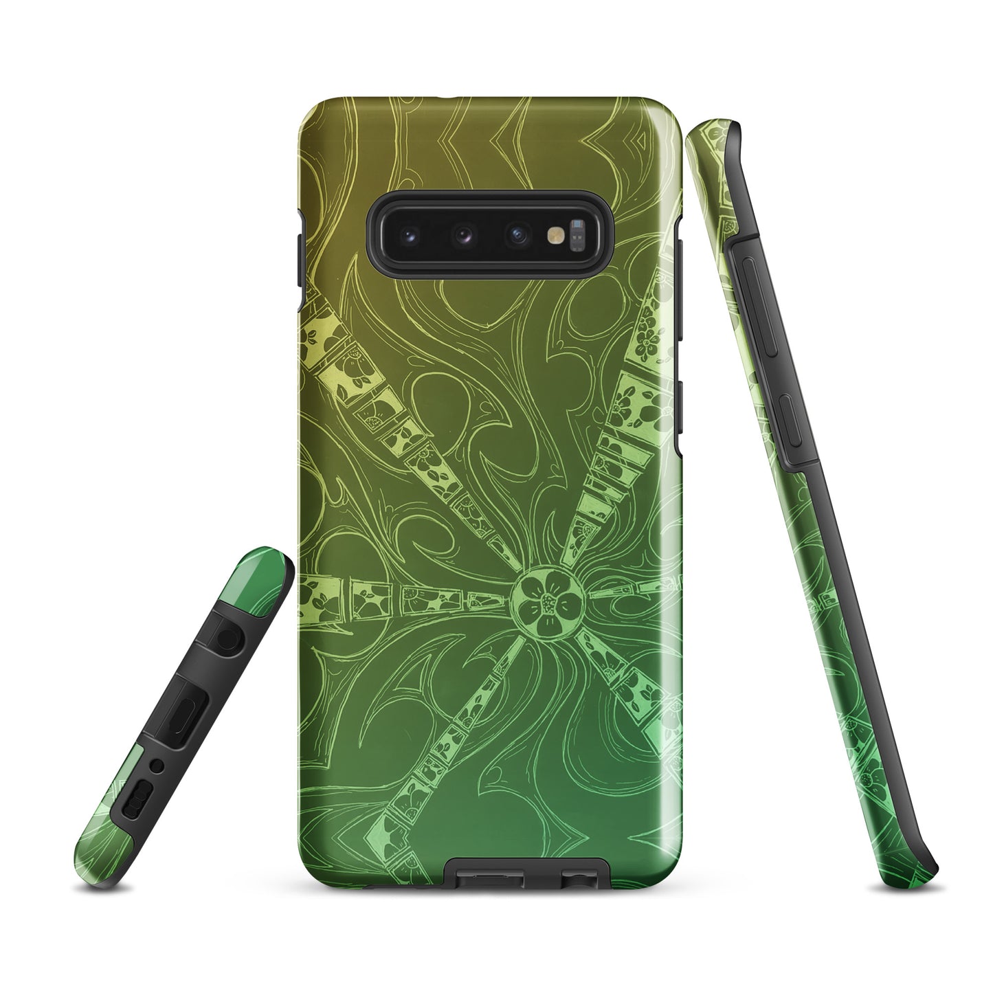 Flowers Gecko Green Tough case for Samsung®