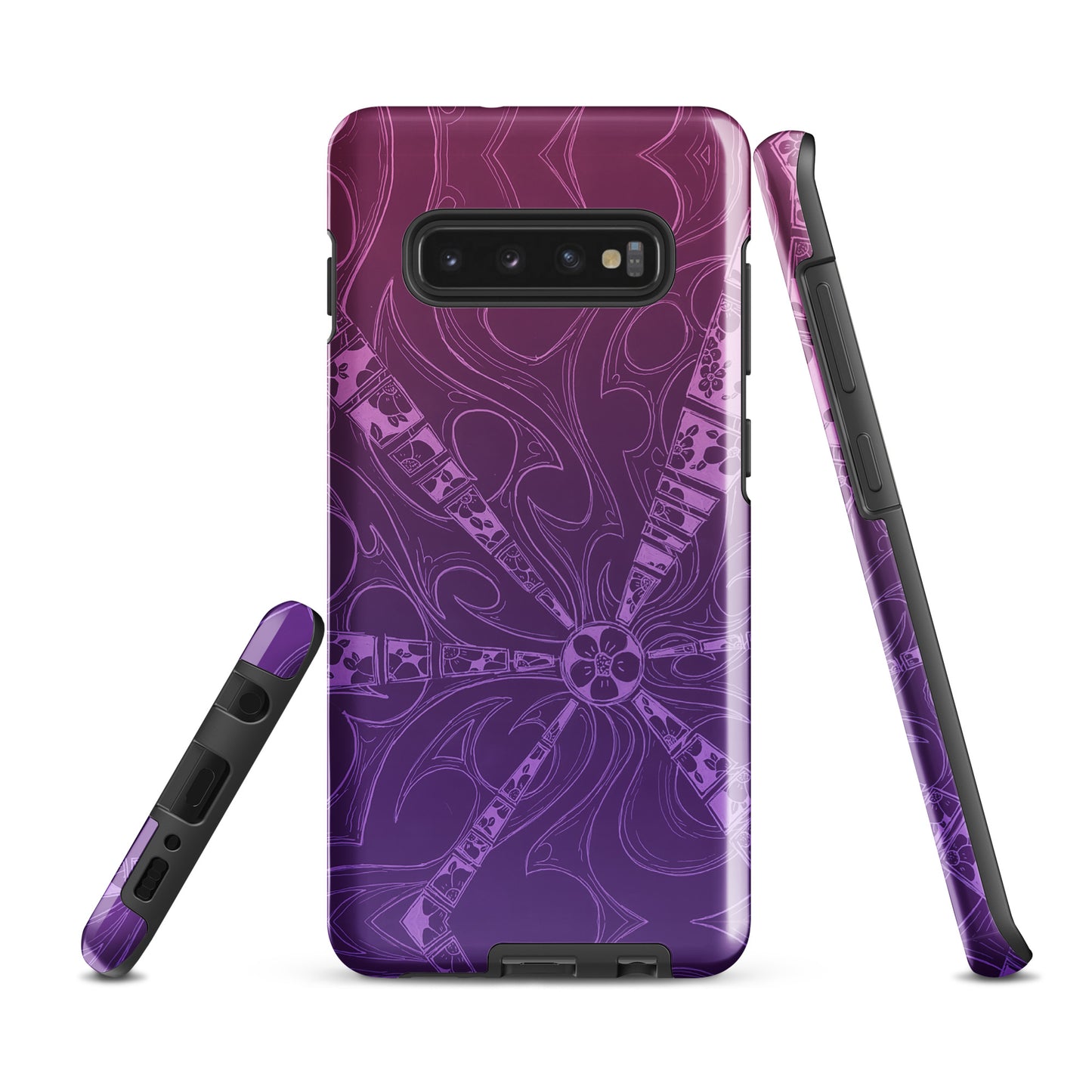 Flowers Plum Purple Tough case for Samsung®