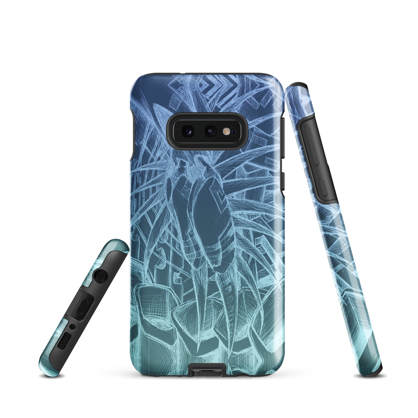 Sketch Ocean Blue Tough case for Samsung®