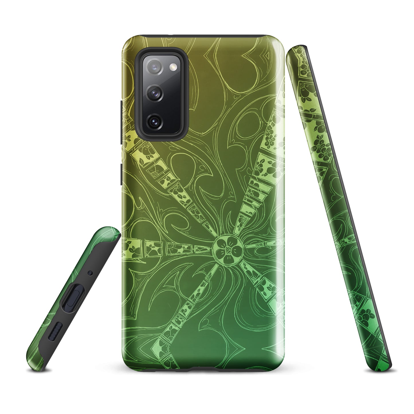 Flowers Gecko Green Tough case for Samsung®