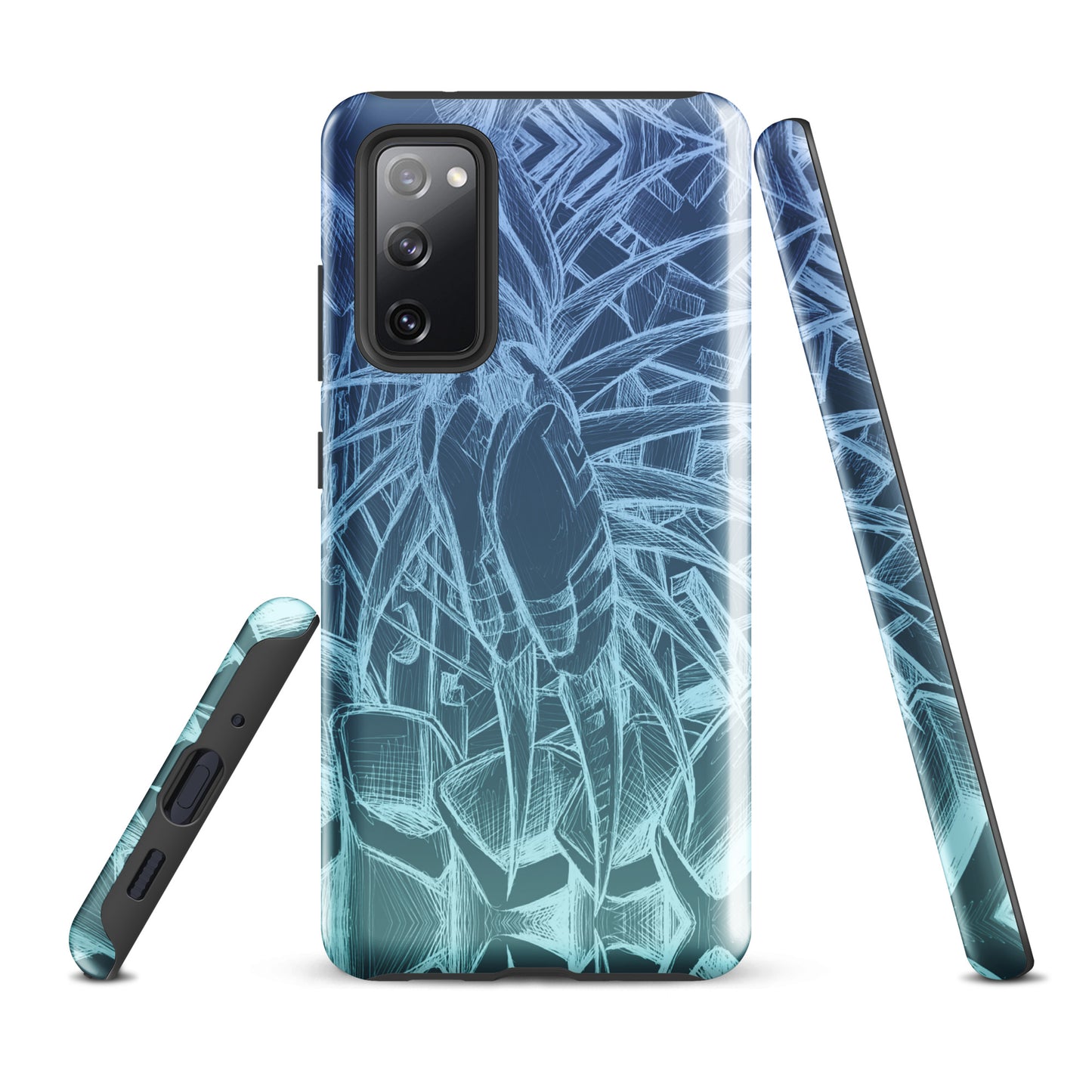 Sketch Ocean Blue Tough case for Samsung®