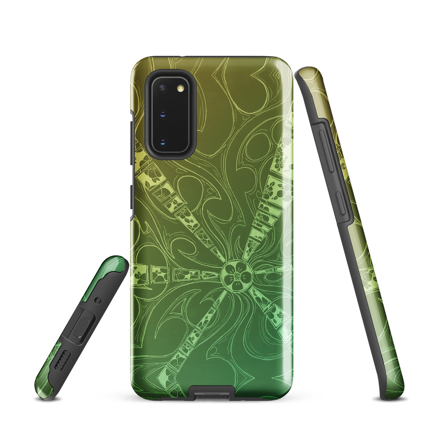 Flowers Gecko Green Tough case for Samsung®