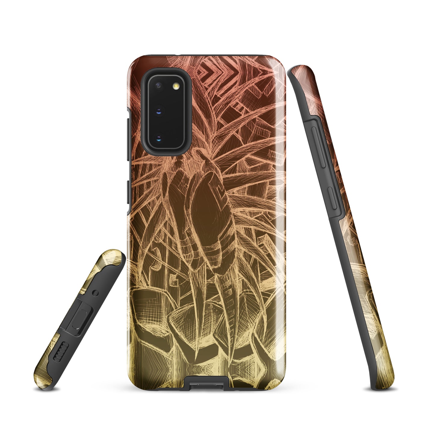 Sketch Sunrise Tough case for Samsung®