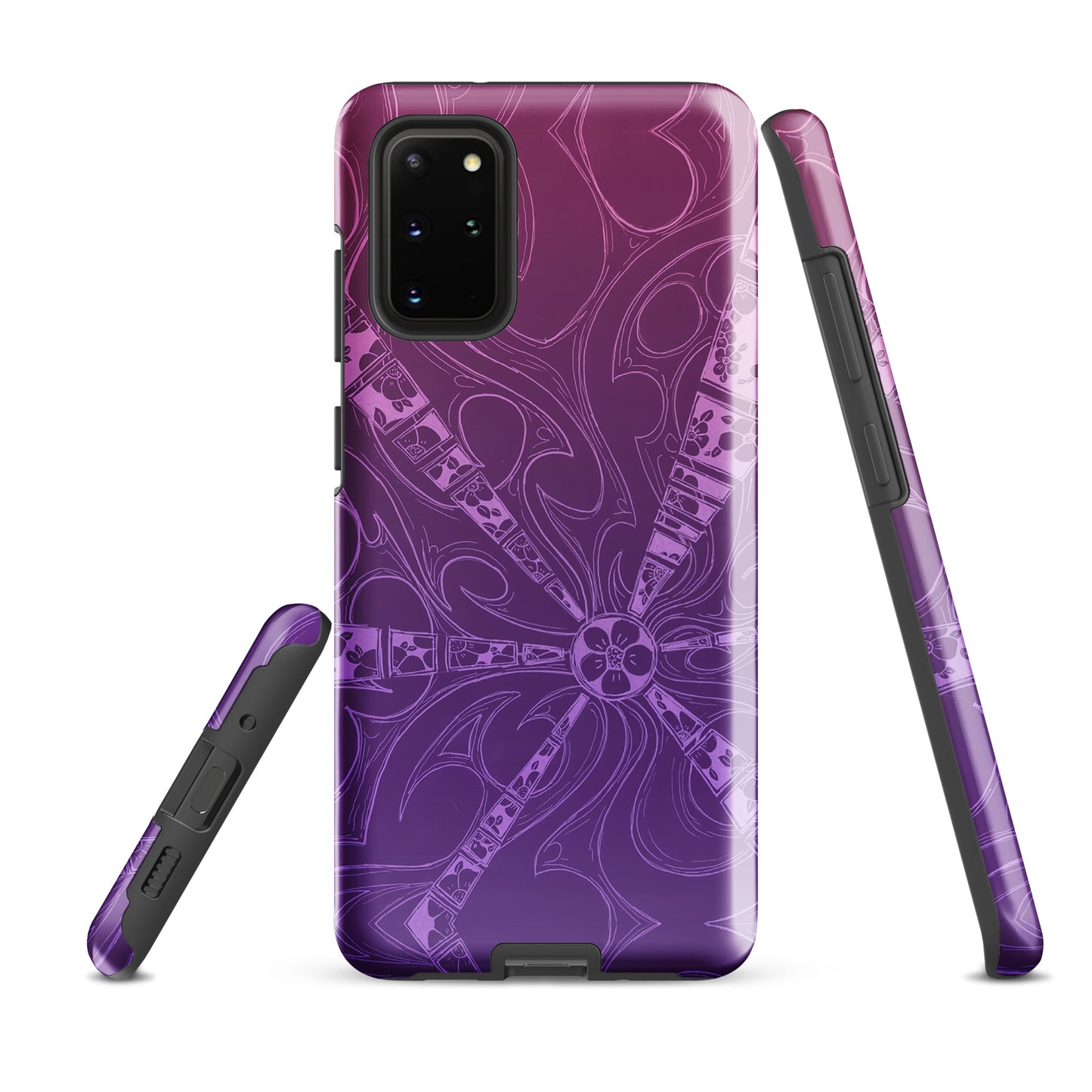 Flowers Plum Purple Tough case for Samsung®