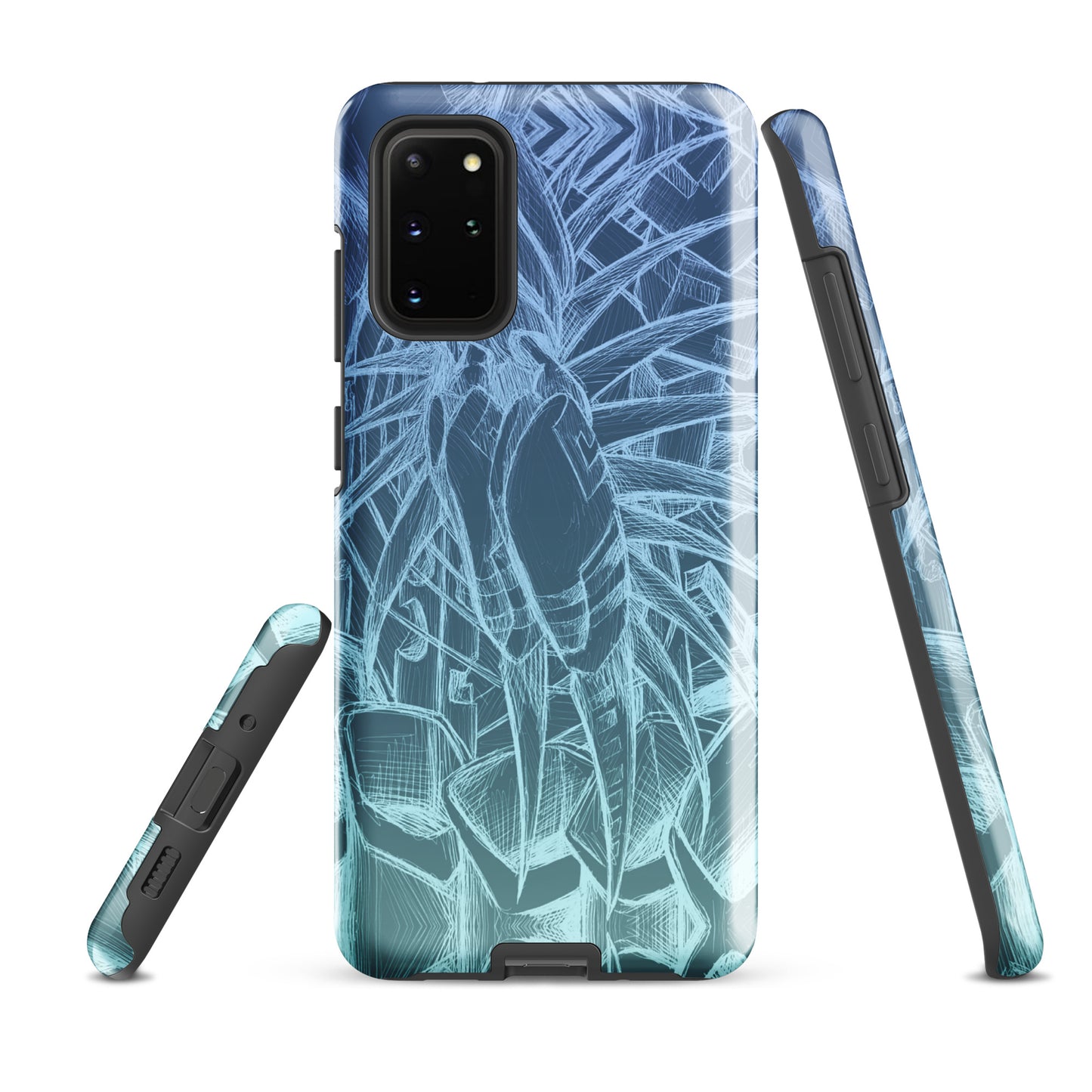 Sketch Ocean Blue Tough case for Samsung®