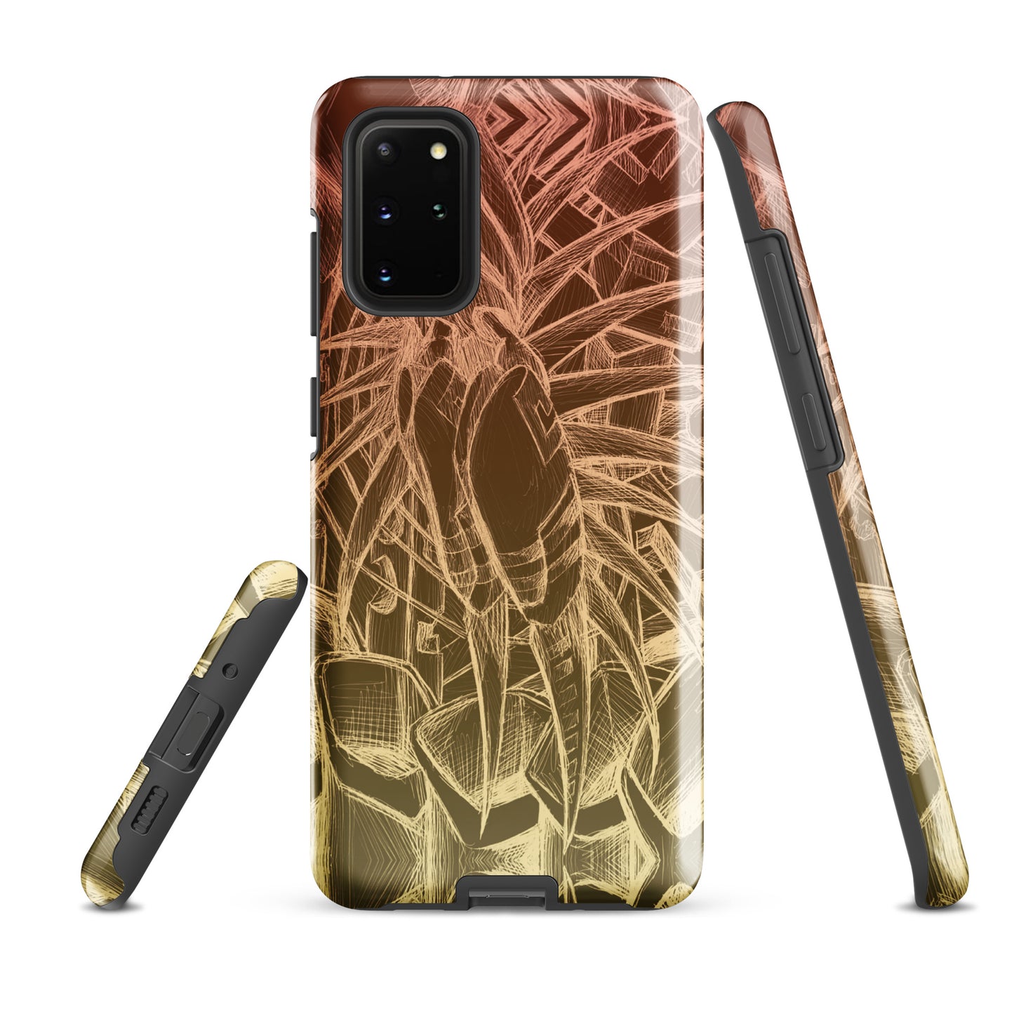 Sketch Sunrise Tough case for Samsung®