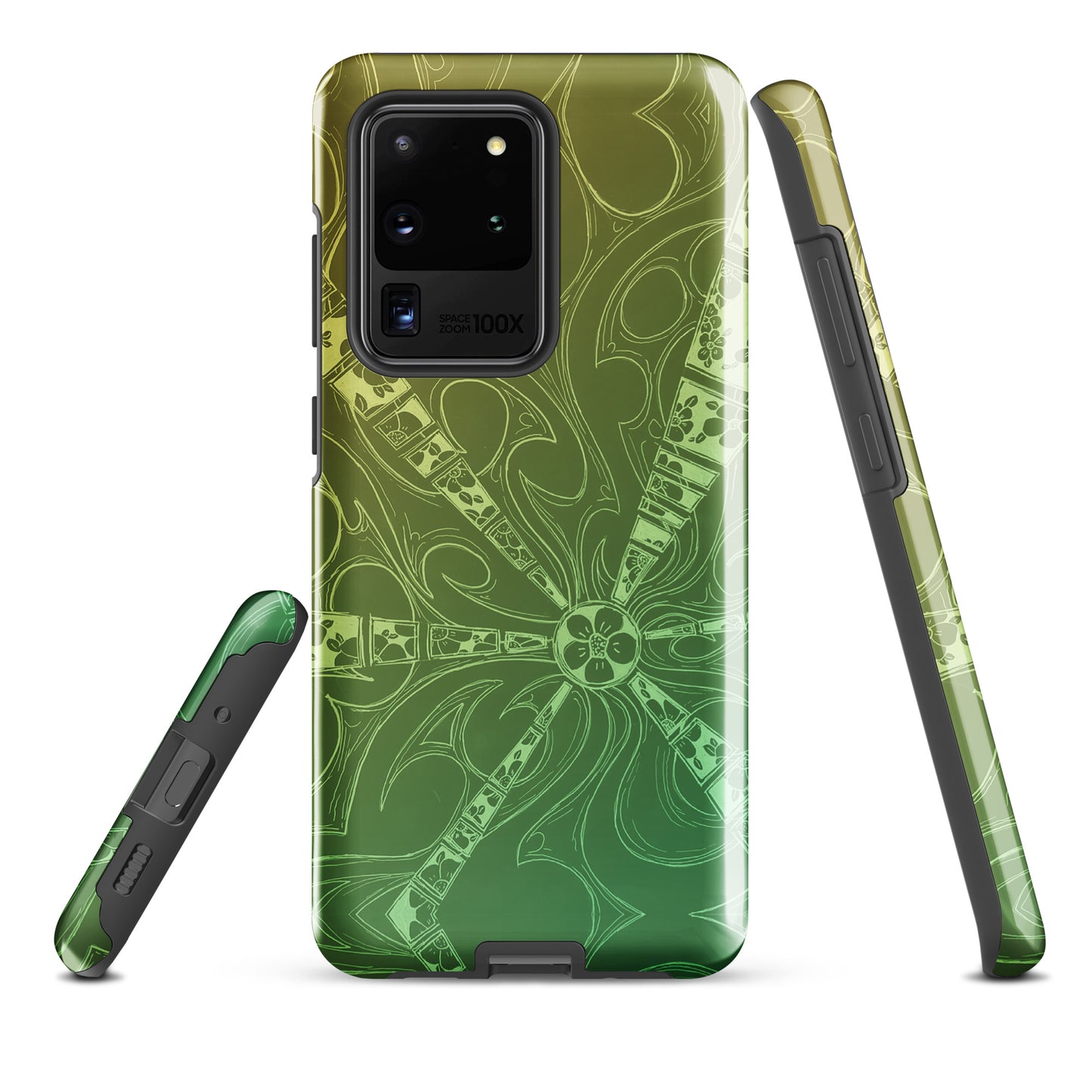 Flowers Gecko Green Tough case for Samsung®