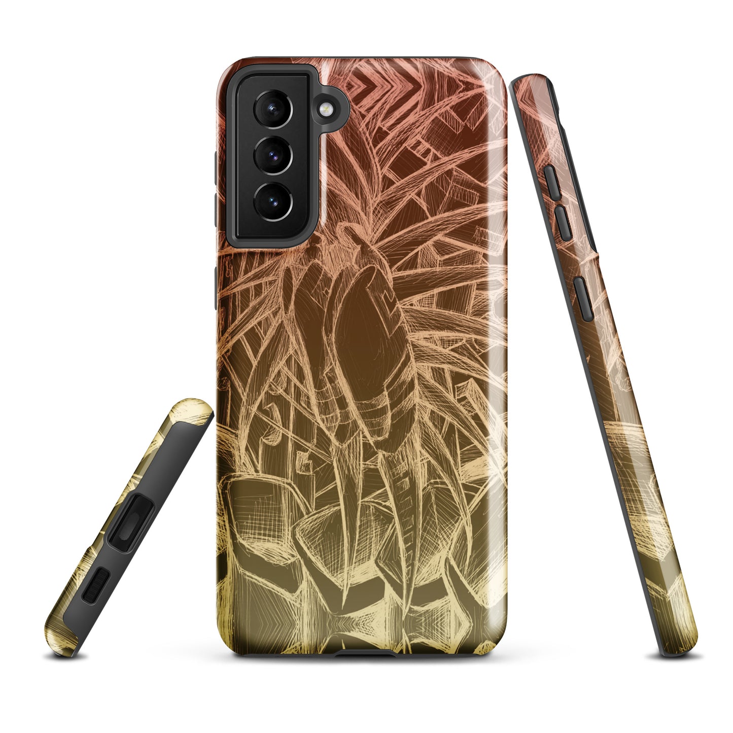 Sketch Sunrise Tough case for Samsung®