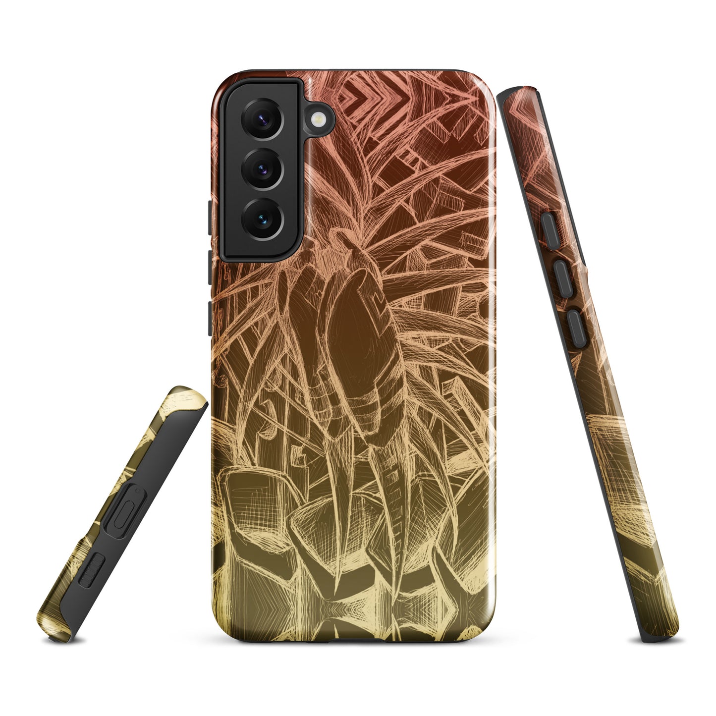 Sketch Sunrise Tough case for Samsung®