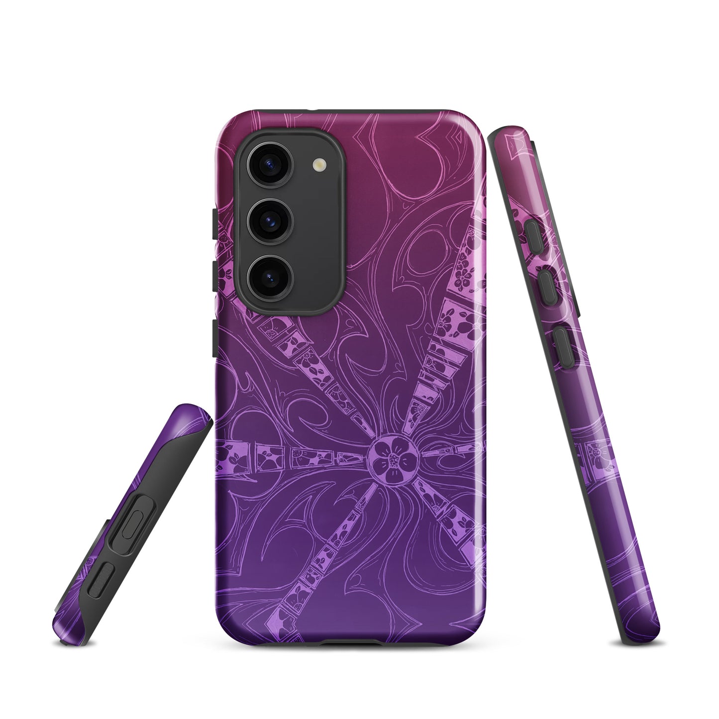 Flowers Plum Purple Tough case for Samsung®