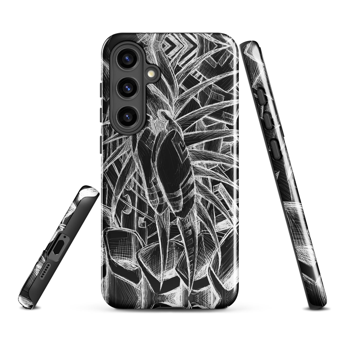 Sketch MonoChrome Tough case for Samsung®