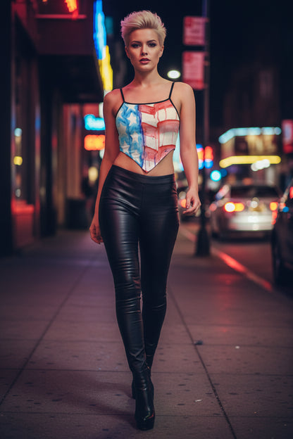 Faded glory All-Over Print Women's Cami Tube Top