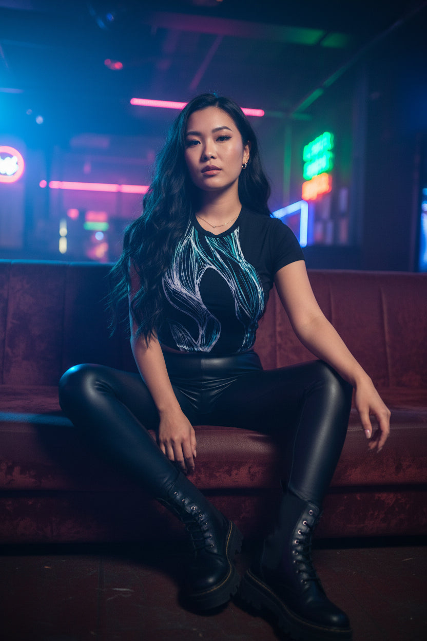 Scream All-Over Print Women's Slim-Fit T-shirt