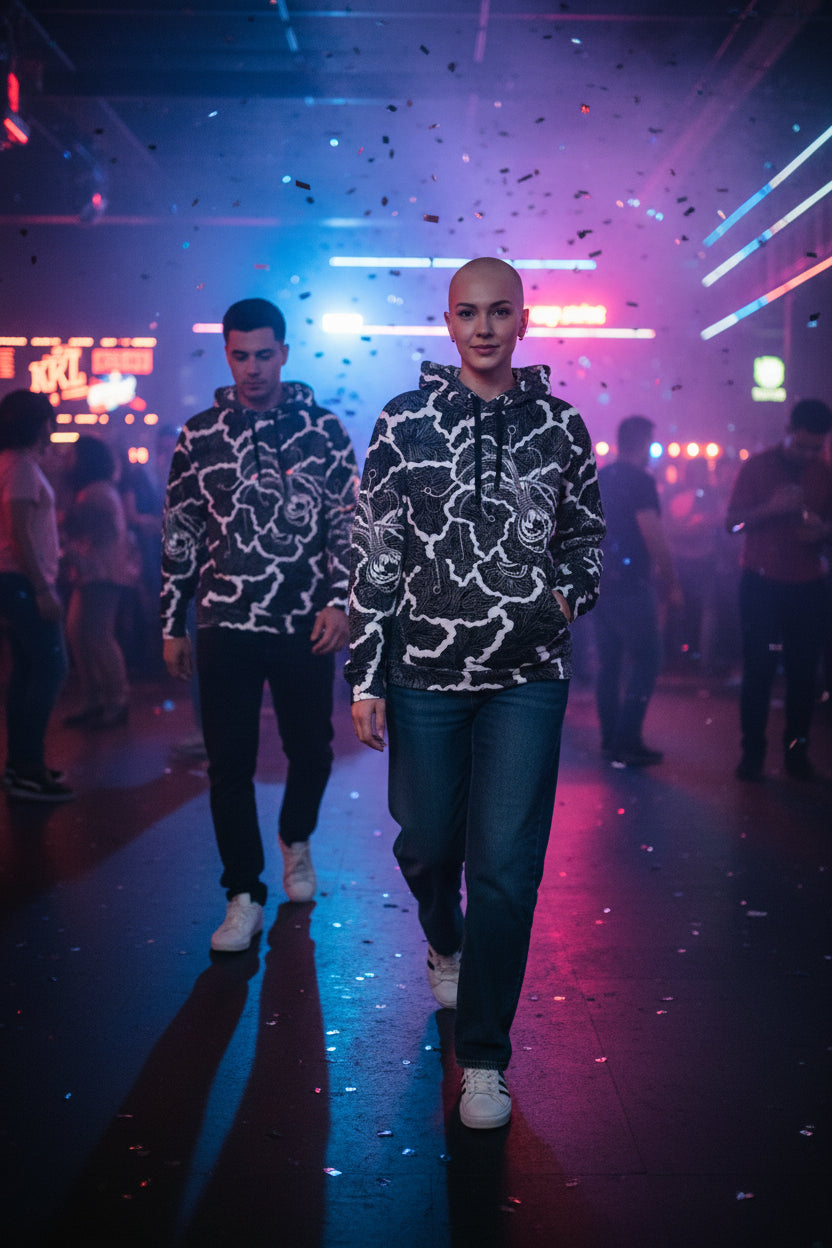 Life lines Unisex cotton hoodie