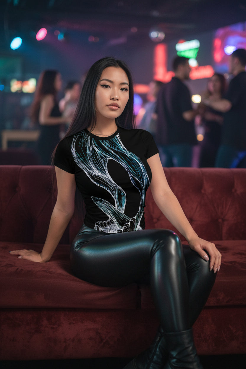 Scream All-Over Print Women's Slim-Fit T-shirt