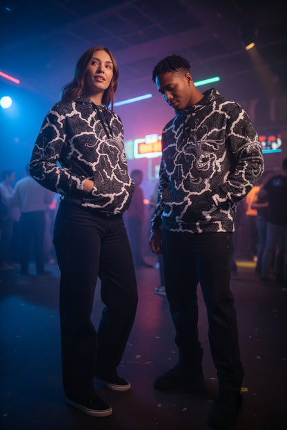 Life lines Unisex cotton hoodie