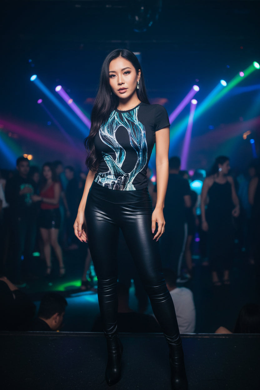 Scream All-Over Print Women's Slim-Fit T-shirt