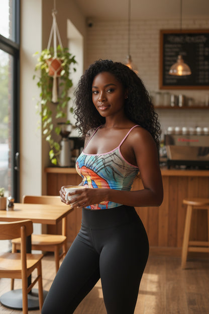 Pins and Needles All-Over Print Women's Spaghetti Strap Tank Top