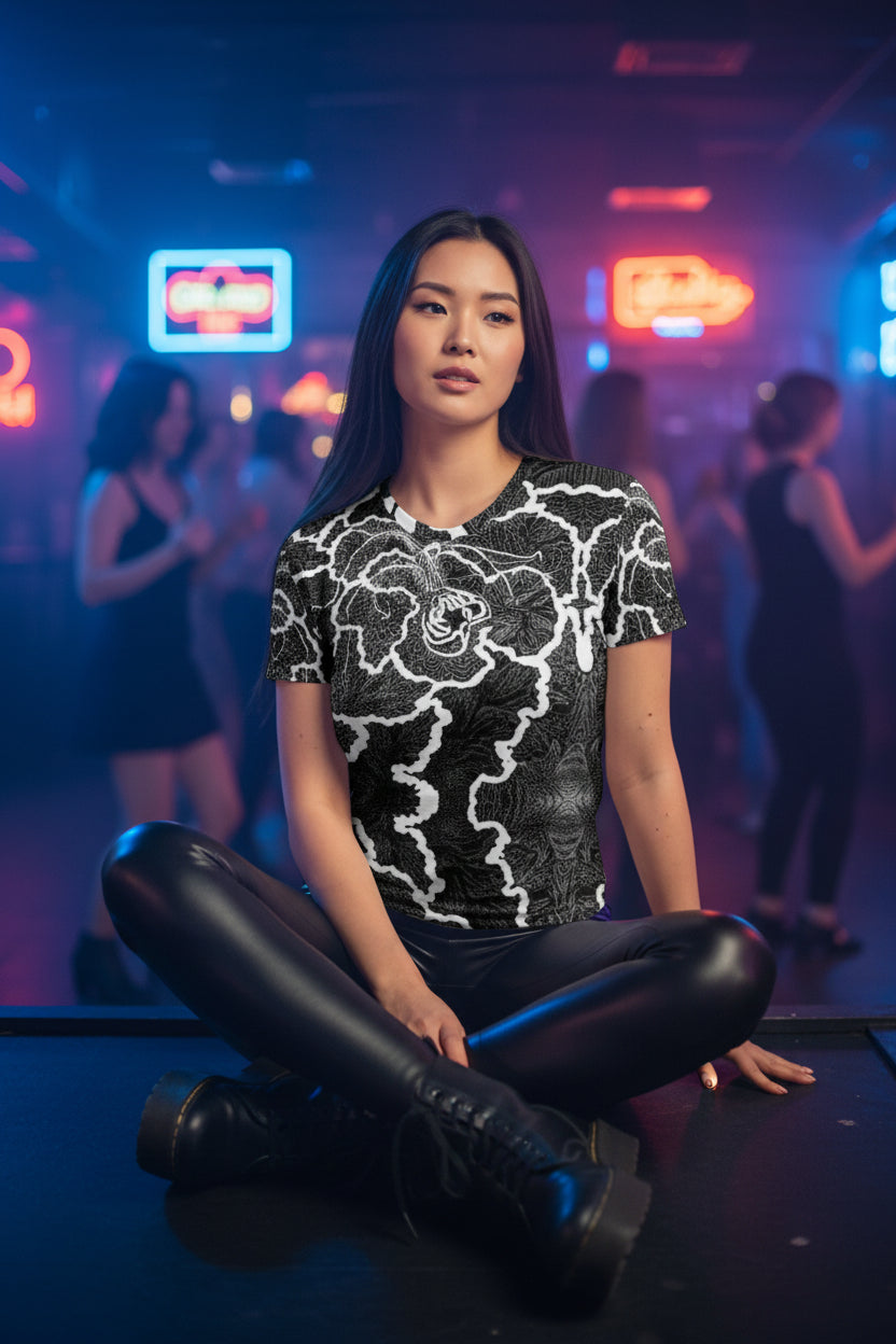 Life Lines Women’s cotton crew neck t-shirt