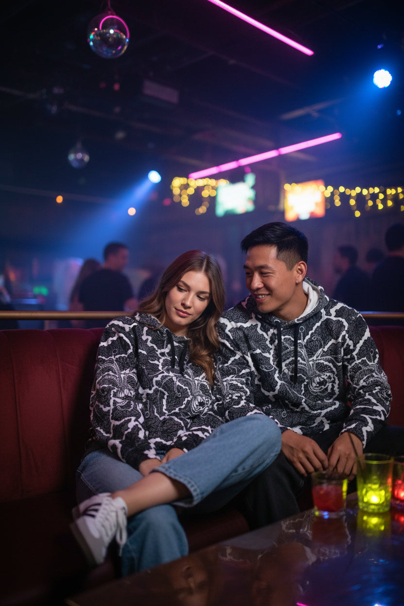 Life lines Unisex cotton hoodie