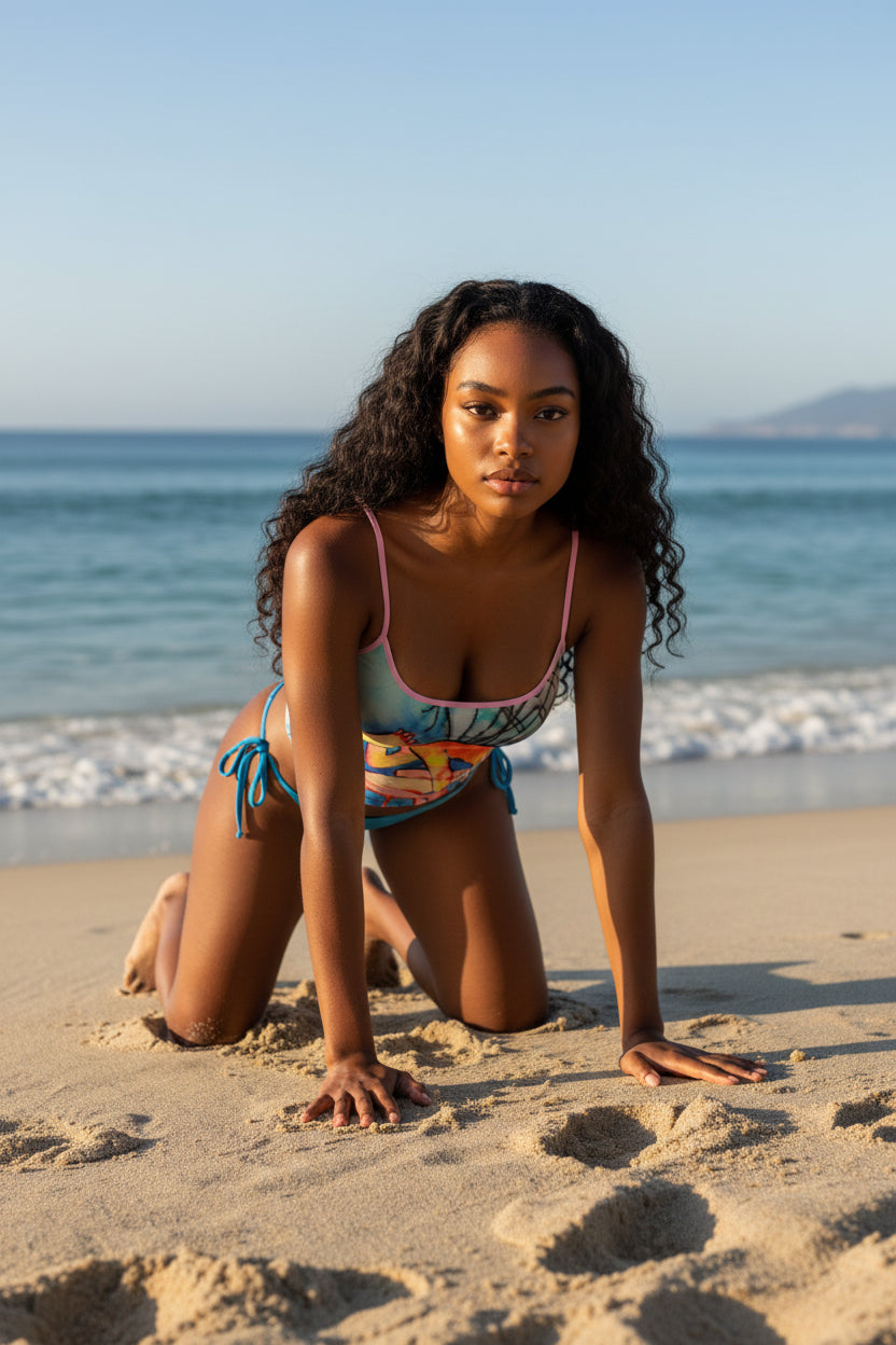 Pins and Needles All-Over Print Women's Spaghetti Strap Tank Top