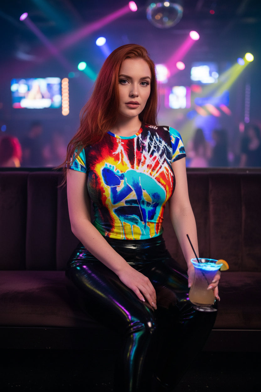 Pins and Needles inverted All-Over Print Women's Slim-Fit T-shirt