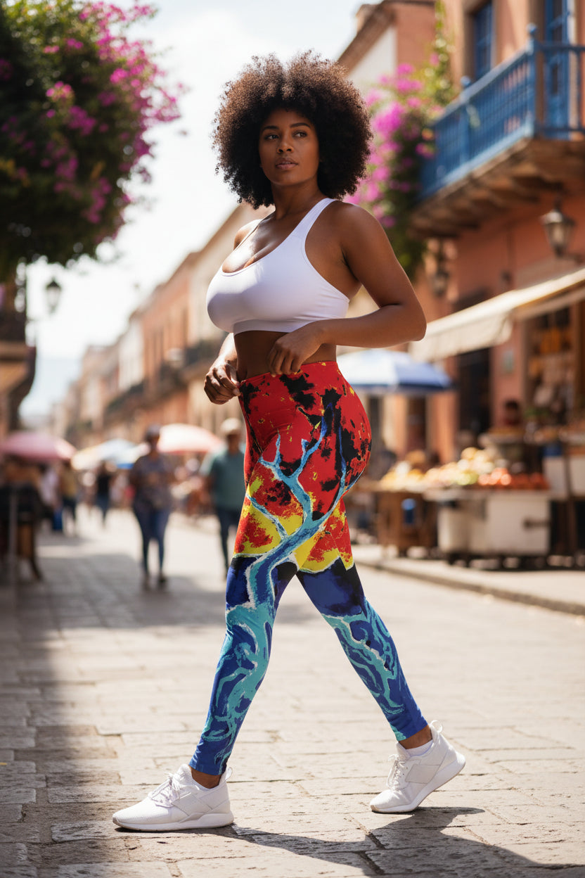 Fire and Ice Leggings