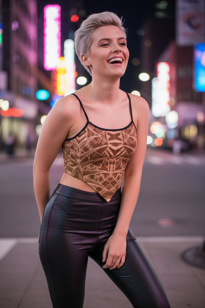 Sketch Sunset All-Over Print Women's Cami Tube Top