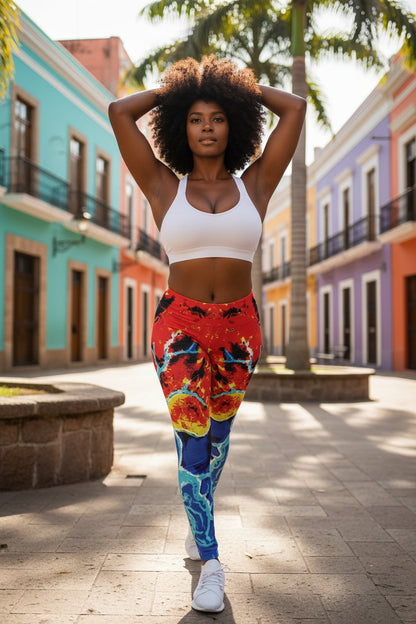 Fire and Ice Leggings