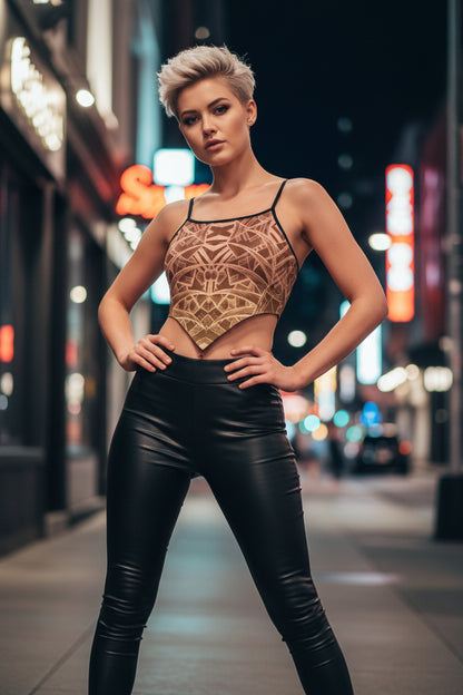 Sketch Sunset All-Over Print Women's Cami Tube Top