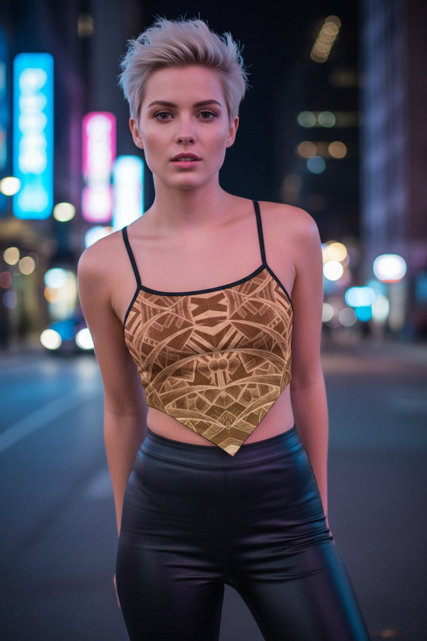 Sketch Sunset All-Over Print Women's Cami Tube Top