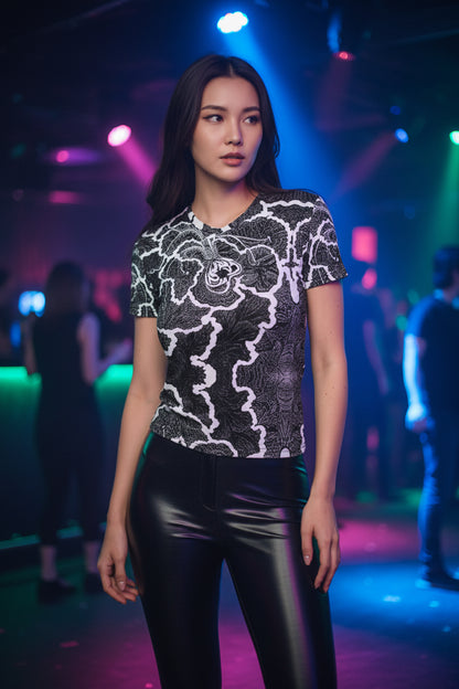 Life Lines Women’s cotton crew neck t-shirt