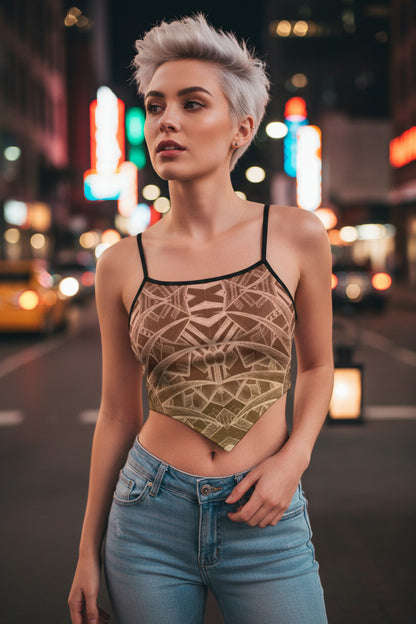 Sketch Sunset All-Over Print Women's Cami Tube Top