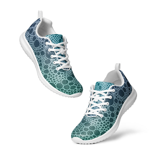 Lost In Circles Ocean Blue Women’s athletic shoes