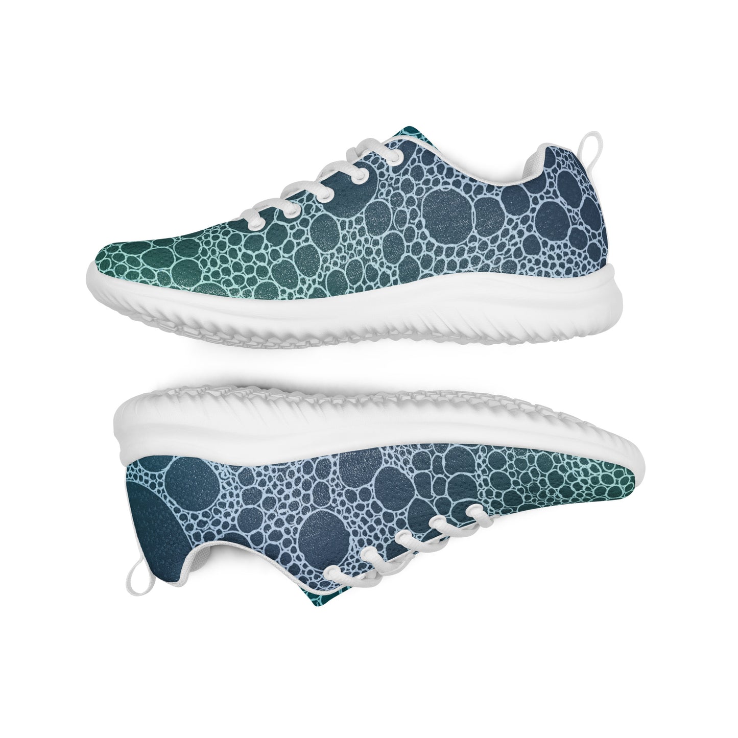 Lost In Circles Ocean Blue Women’s athletic shoes