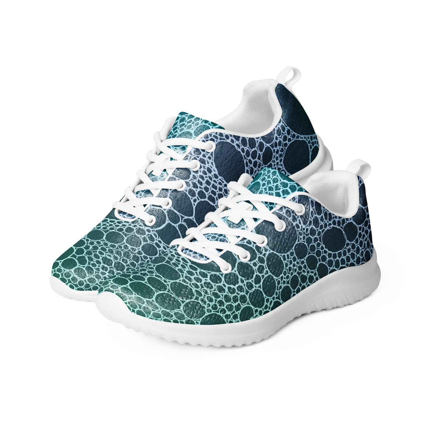 Lost In Circles Ocean Blue Women’s athletic shoes